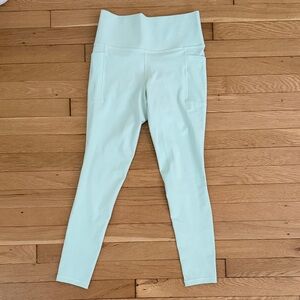 Athleta Salutation Stash 7/8 Legging - Mint Green